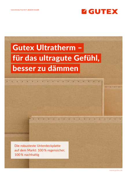 Gutex Ultratherm - Salesfolder